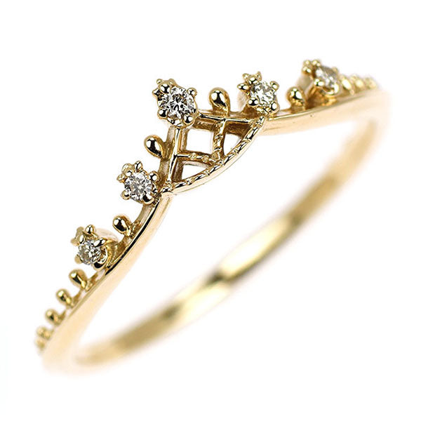 ノジェス K10YG ダイヤモンド リング 0.03ct