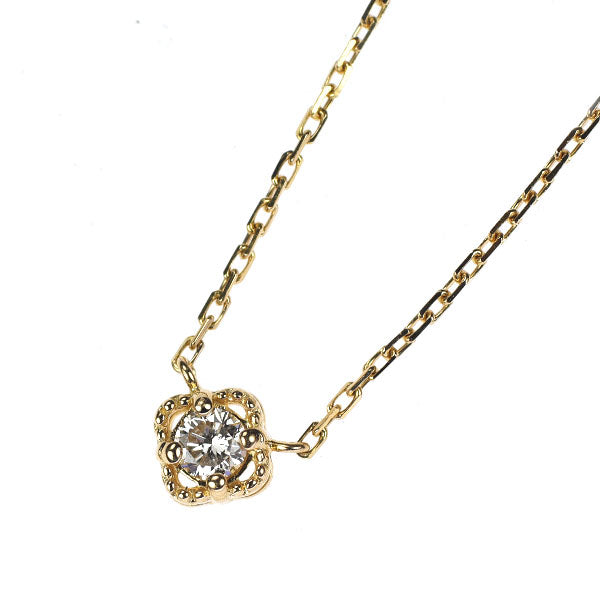 ノジェス K18YG ダイヤモンド ペンダントネックレス 0.05ct