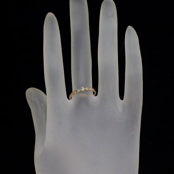 K18PG ダイヤモンド リング 0.15ct