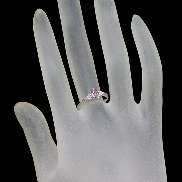 セイコー Pt900 インペリアルトパーズ ダイヤモンド リング 0.52ct D0.15ct