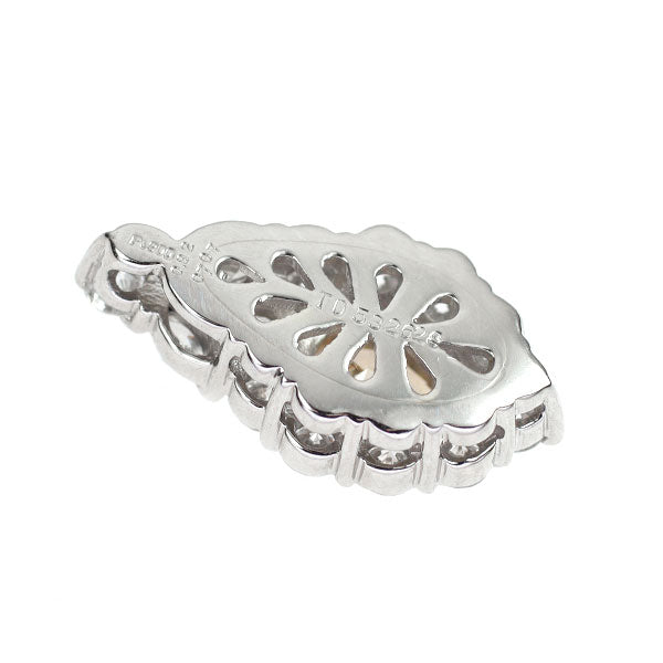 Pt900 ペアシェイプカット ダイヤモンド ペンダントトップ 0.707ct 0.92ct