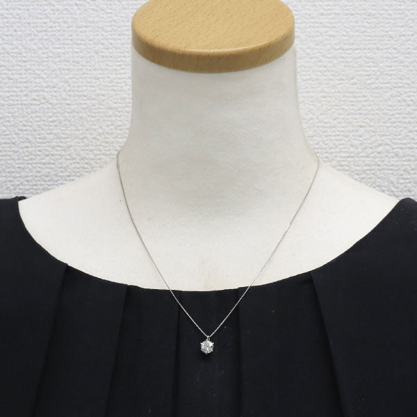Pt1000/ Pt850 ダイヤモンド ペンダントネックレス 1.222ct