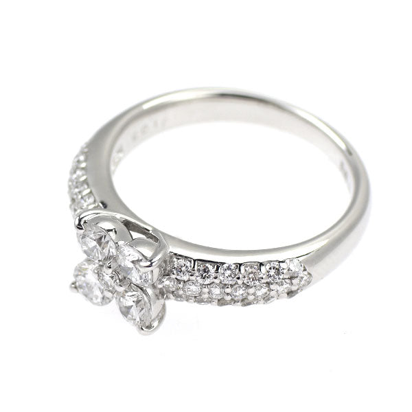 ポンテヴェキオ K18WG ダイヤモンド リング 1.03ct フラワー