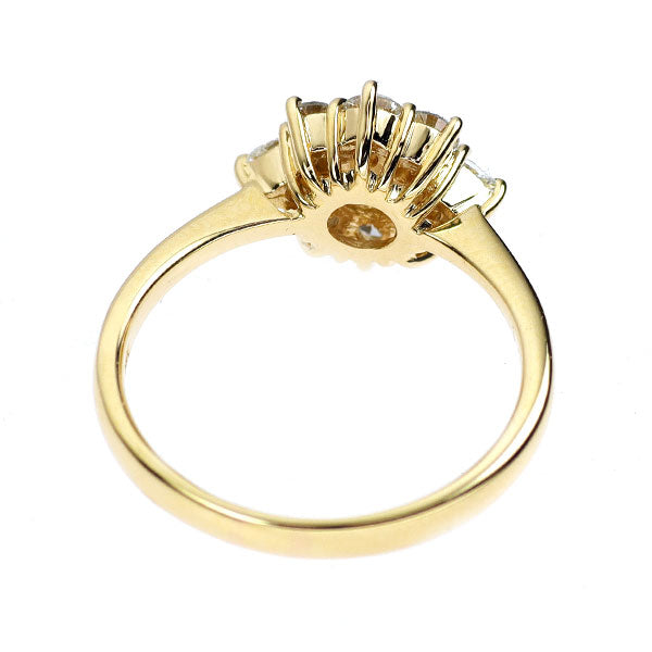 K18YG ダイヤモンド リング 1.00ct フラワー