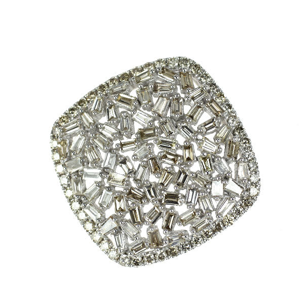 K18WG ダイヤモンド ペンダントトップ 1.15ct