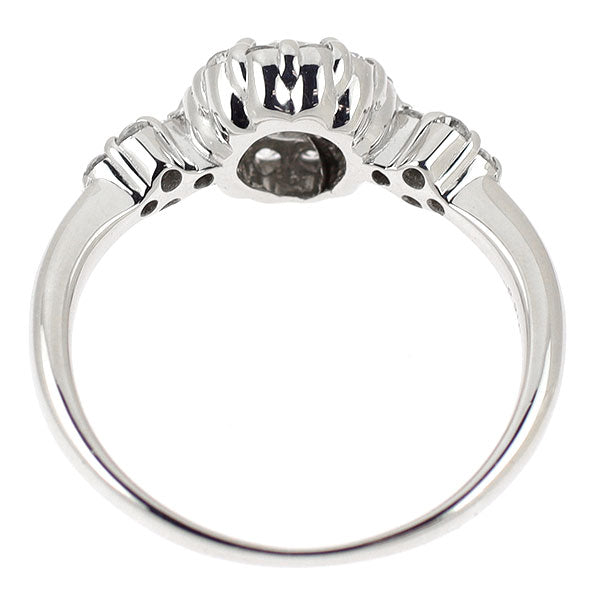 K18WG ダイヤモンド リング 0.30ct D0.23ct