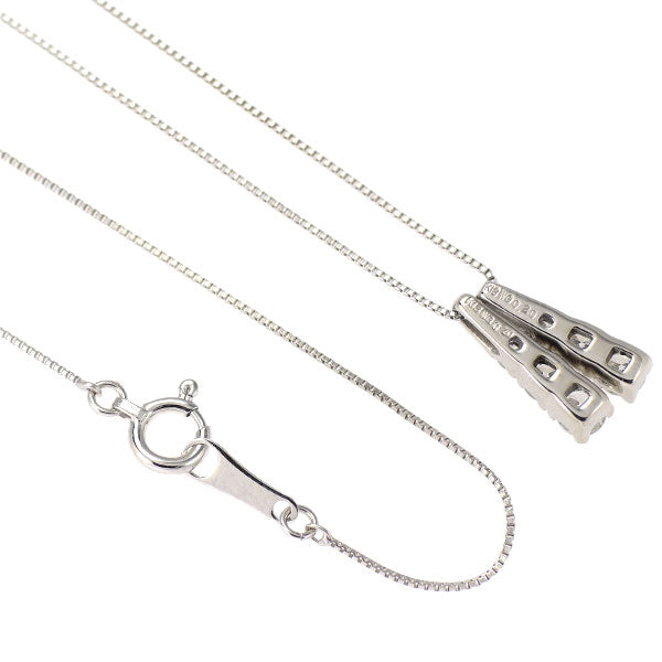 K18WG ダイヤモンド ペンダントネックレス 0.40ct