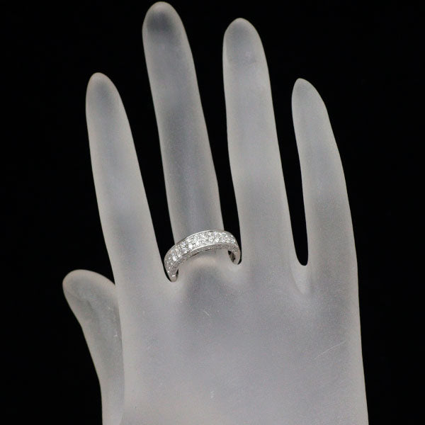 K18WG ダイヤモンド リング 0.80ct パヴェ