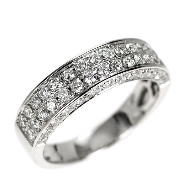K18WG ダイヤモンド リング 0.80ct パヴェ