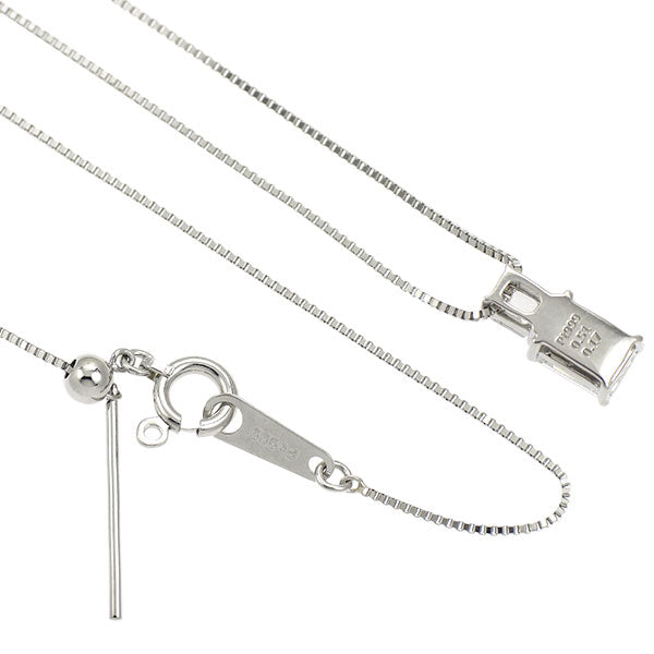 QVC Pt999 エメラルドカット ダイヤモンド ペンダントネックレス 0.51ct D VVS2 EX/G 0.17ct