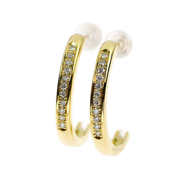 K18YG ダイヤモンド ピアス 0.352ct