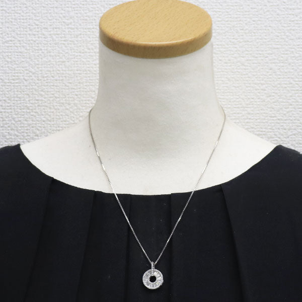 K18WG ダイヤモンド ペンダントネックレス 1.00ct