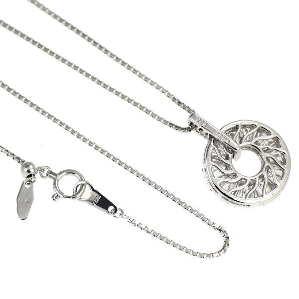 K18WG ダイヤモンド ペンダントネックレス 1.00ct