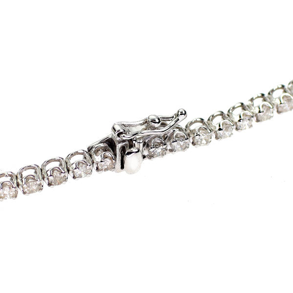 K18WG ダイヤモンド ブレスレット 2.00ct テニス