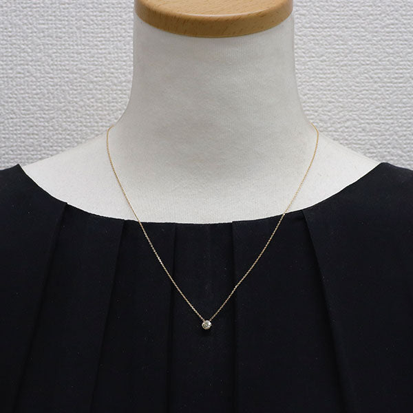K18YG ダイヤモンド ペンダントネックレス 0.33ct