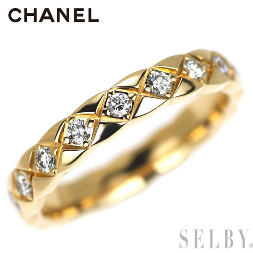 シャネル K18YG ダイヤモンド リング ココクラッシュ 47号 フル