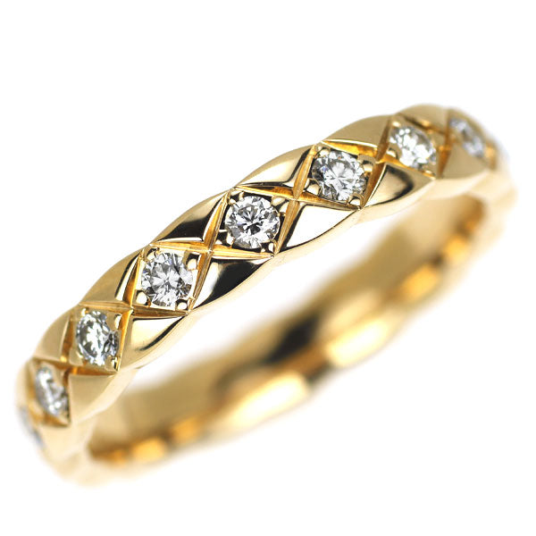 シャネル K18YG ダイヤモンド リング ココクラッシュ 47号 フル