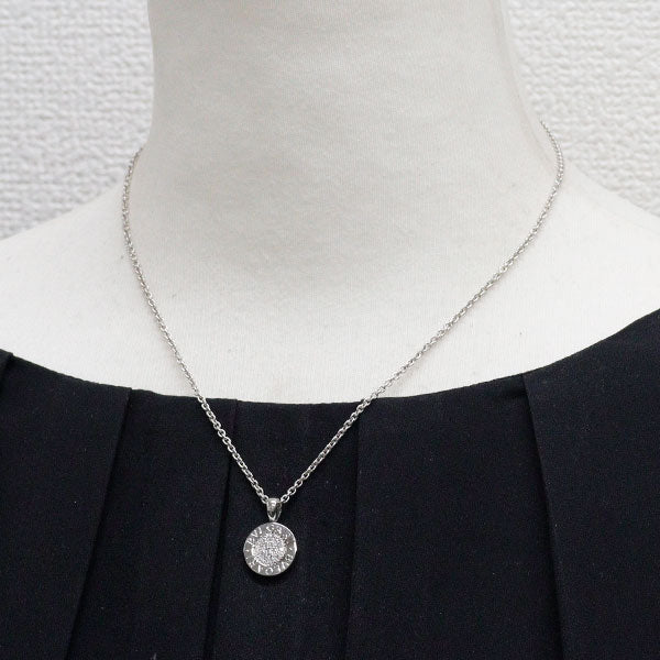ブルガリ K18WG ダイヤモンド ペンダントネックレス ブルガリブルガリ