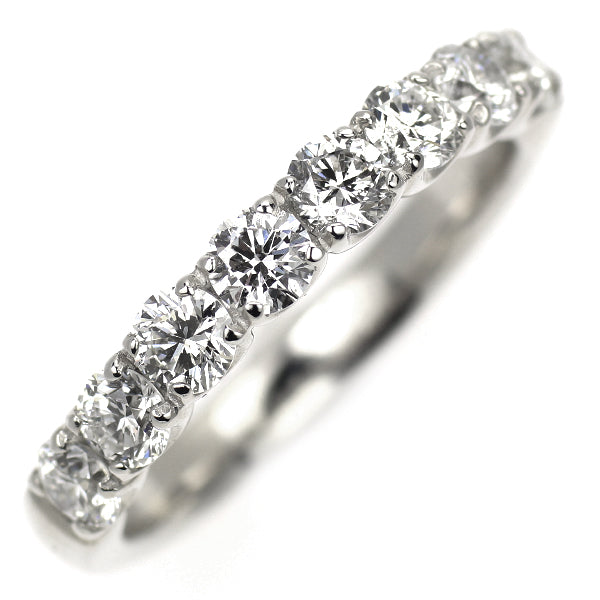 ポンテヴェキオ K18WG ダイヤモンド リング 0.70ct ハーフエタニティ