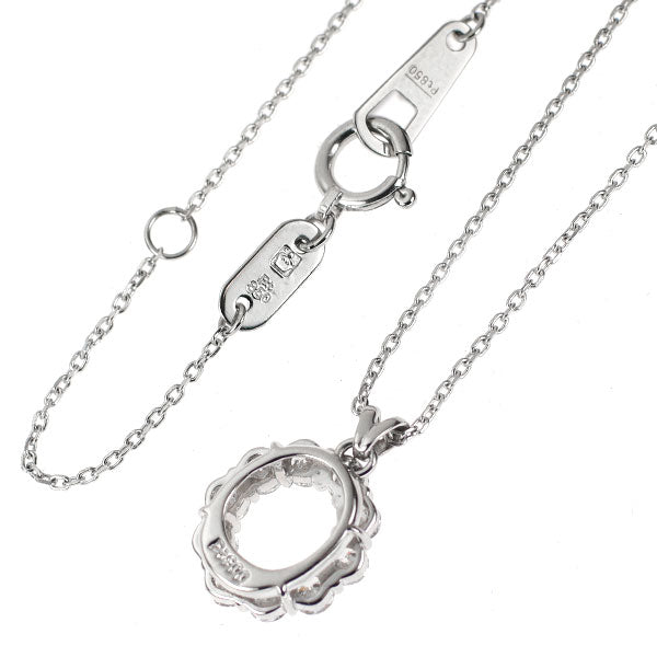 ロイヤルアッシャー Pt900/Pt850 ダイヤモンド ペンダントネックレス 0.50ct