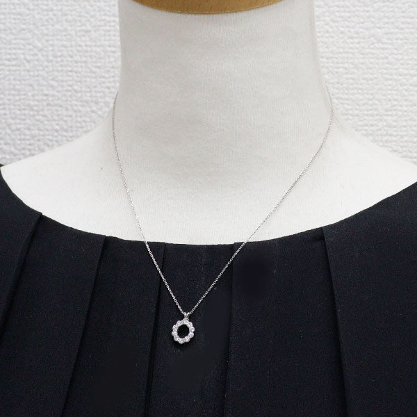 ロイヤルアッシャー Pt900/Pt850 ダイヤモンド ペンダントネックレス 0.50ct