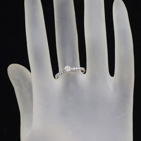 カルティエ Pt950 ダイヤモンド ダイヤモンド リング 0.31ct G VS2 3EX エタンセルドゥ 51号