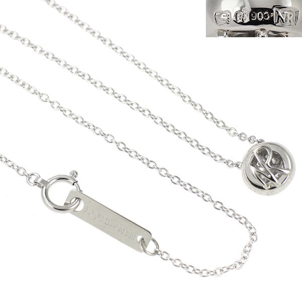 ニナリッチ/セイコー Pt900/ Pt850 ダイヤモンド ペンダントネックレス 0.20ct パヴェ