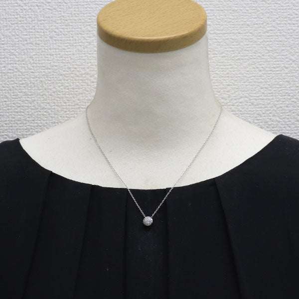 ニナリッチ/セイコー Pt900/ Pt850 ダイヤモンド ペンダントネックレス 0.20ct パヴェ