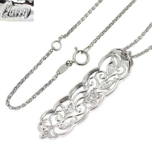 クイーン/Queen Pt950 ダイヤモンド ペンダントネックレス 0.47ct  