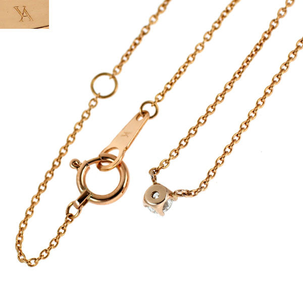 ヴァンドーム青山 K18PG ダイヤモンド ペンダントネックレス