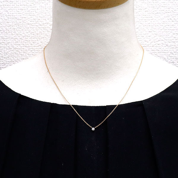 ヴァンドーム青山 K18PG ダイヤモンド ペンダントネックレス