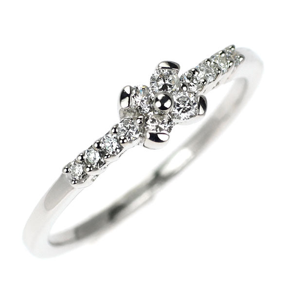 Pt900 ダイヤモンド リング 0.20ct  フラワー