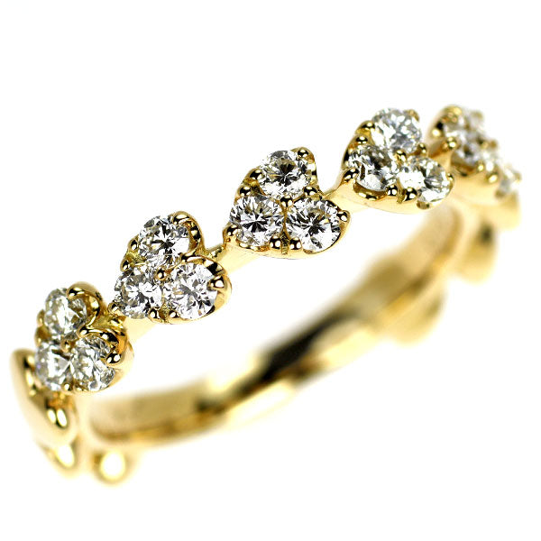 K18YG ダイヤモンド リング 0.50ct ハート