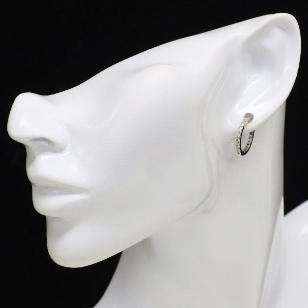 新品 Pt900 ダイヤモンド フープ ピアス 0.50ct