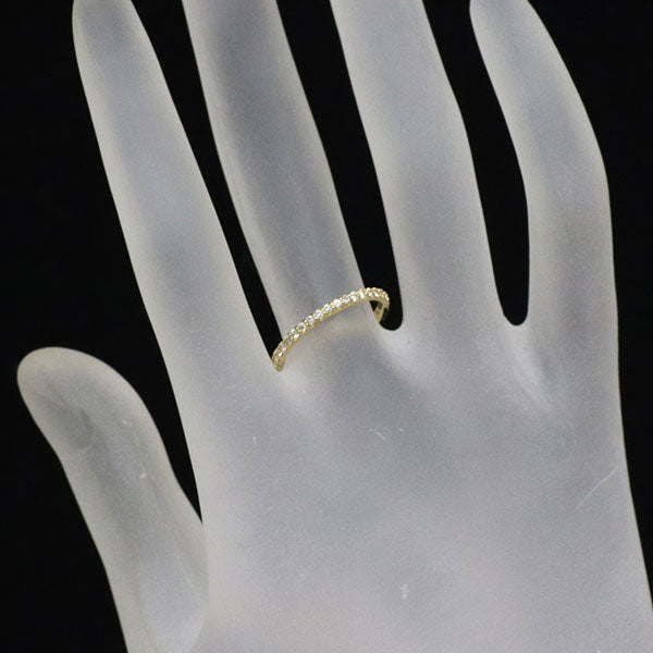 新品 K18YG ダイヤモンド リング 0.41ct フルエタニティ