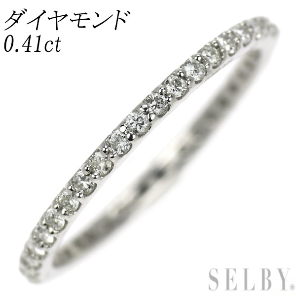 新品 Pt900 ダイヤモンド リング 0.41ct フルエタニティ