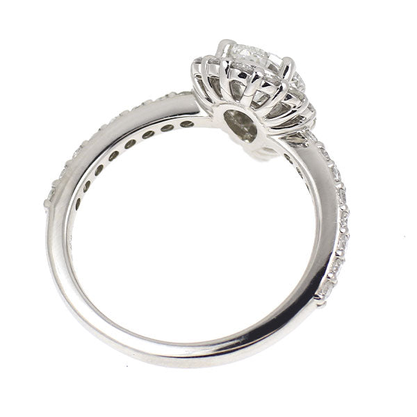 新品 Pt900 ペアシェイプ ダイヤモンド リング 1.097ct G I1 D0.58ct