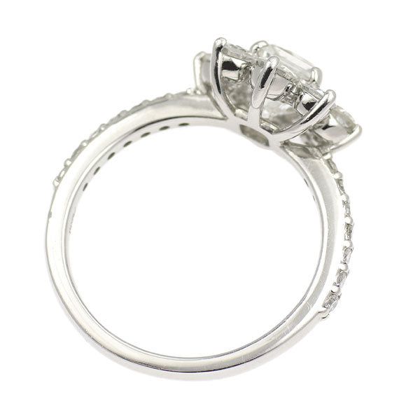 新品 Pt950 プリンセスカット ダイヤモンド リング 1.008ct G VS2 D1.05ct