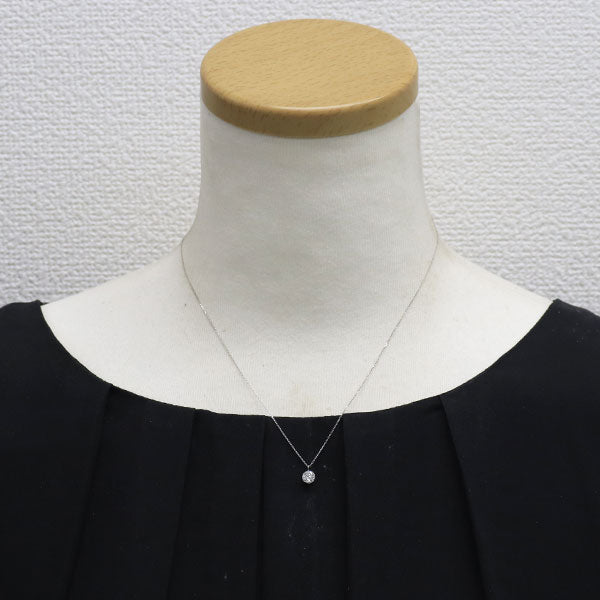 新品 K18WG LDH ダイヤモンド ペンダントネックレス 0.510ct G SI2 G