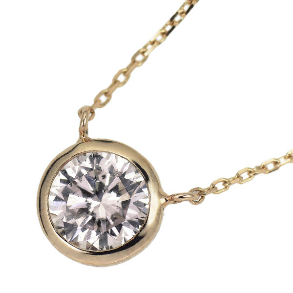 新品 K18PG 天然ピンクダイヤモンド ペンダントネックレス 0.362ct Faint Pink SI2