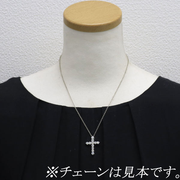 新品 Pt950 ダイヤモンド ペンダントトップ 2.005ct E-H I1 Fair クロス