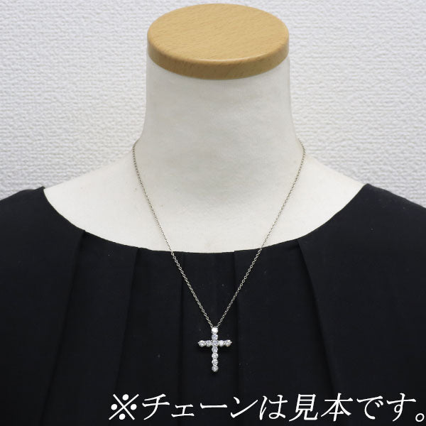 新品 Pt950 ダイヤモンド ペンダントトップ 2.020ct D-F SI1-2 Fair/Poor クロス