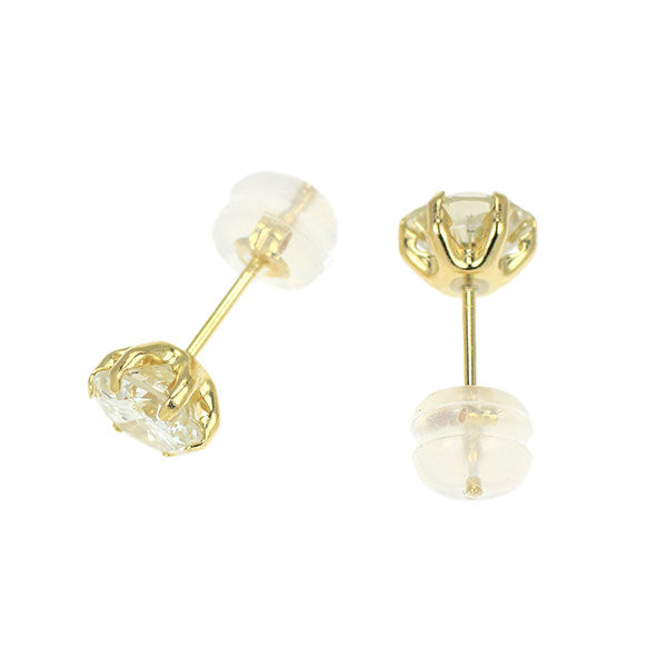 新品 K18YG ダイヤモンド ピアス 1.463ct L/M I1-2 G/Poor