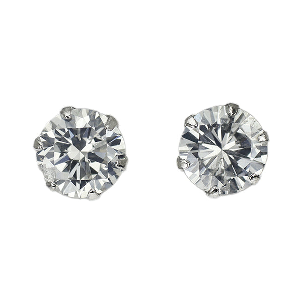 新品 Pt900 ダイヤモンド ピアス 0.502ct F/G I1 G/Fair