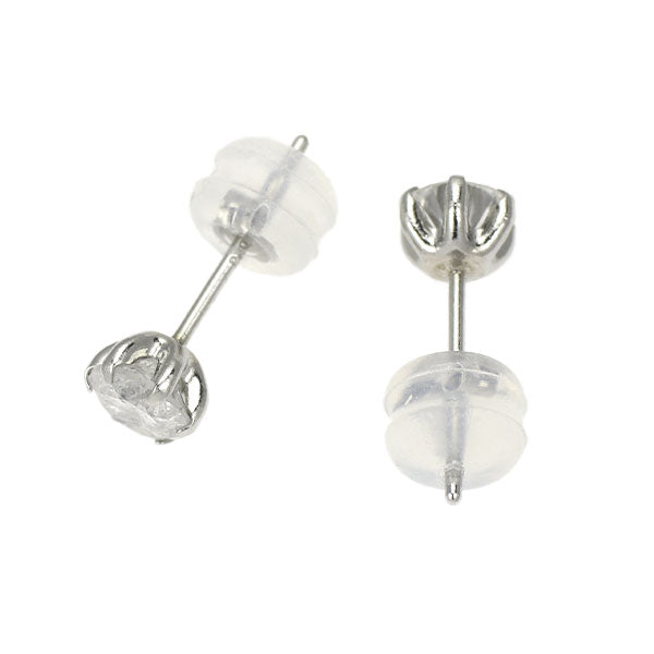 新品 Pt900 ダイヤモンド ピアス 0.642ct H I1-2 G/Fair