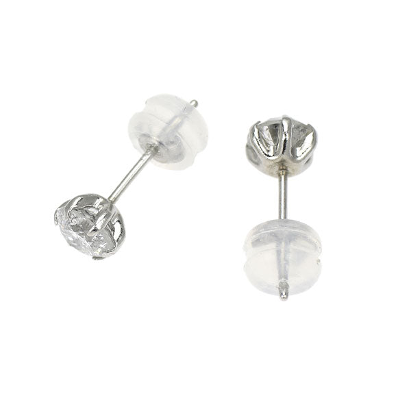 新品 Pt900 ダイヤモンド ピアス 0.965ct G/I I1 Poor