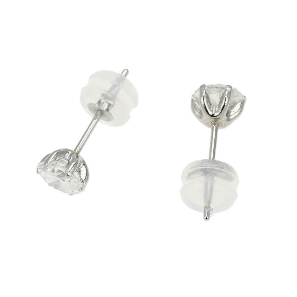 新品 Pt900 ダイヤモンド ピアス 0.886ct I I1-2 Fair
