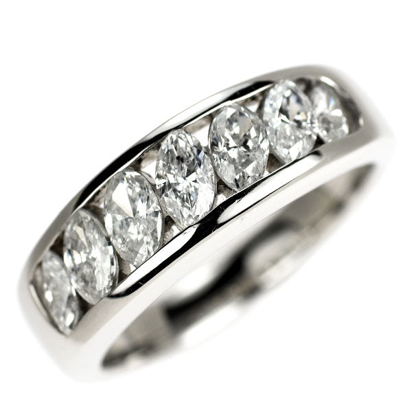 Pt900 マーキスカット ダイヤモンド リング 1.00ct