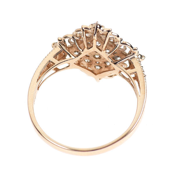 K18PG ダイヤモンド リング 0.50ct