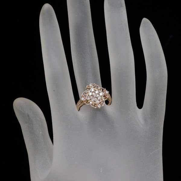 K18PG ダイヤモンド リング 0.50ct